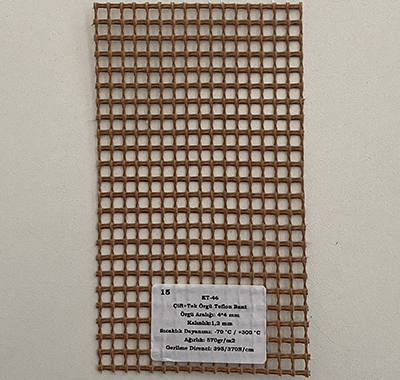 Ptfe Teflon Örgü Kurutma Bandı